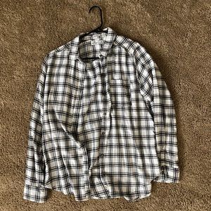 Black & White Hollister Flannel
